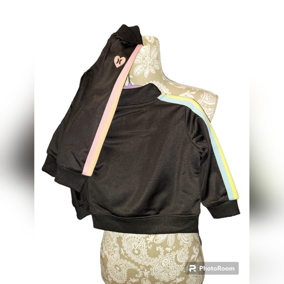 Hurley Black Jogger Set Girl's Size 12M NWT - Picture 2 of 9